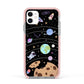 Sweet Celestial Scene Apple iPhone 11 in White with Pink Impact Case