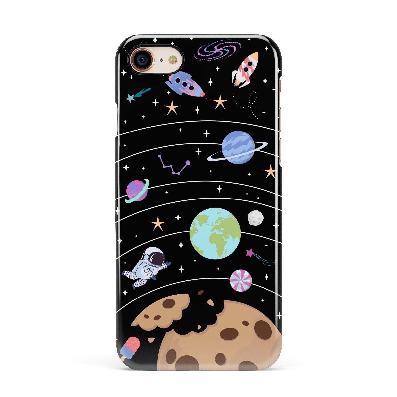 Sweet Celestial Scene Apple iPhone 7 8 3D Snap Case