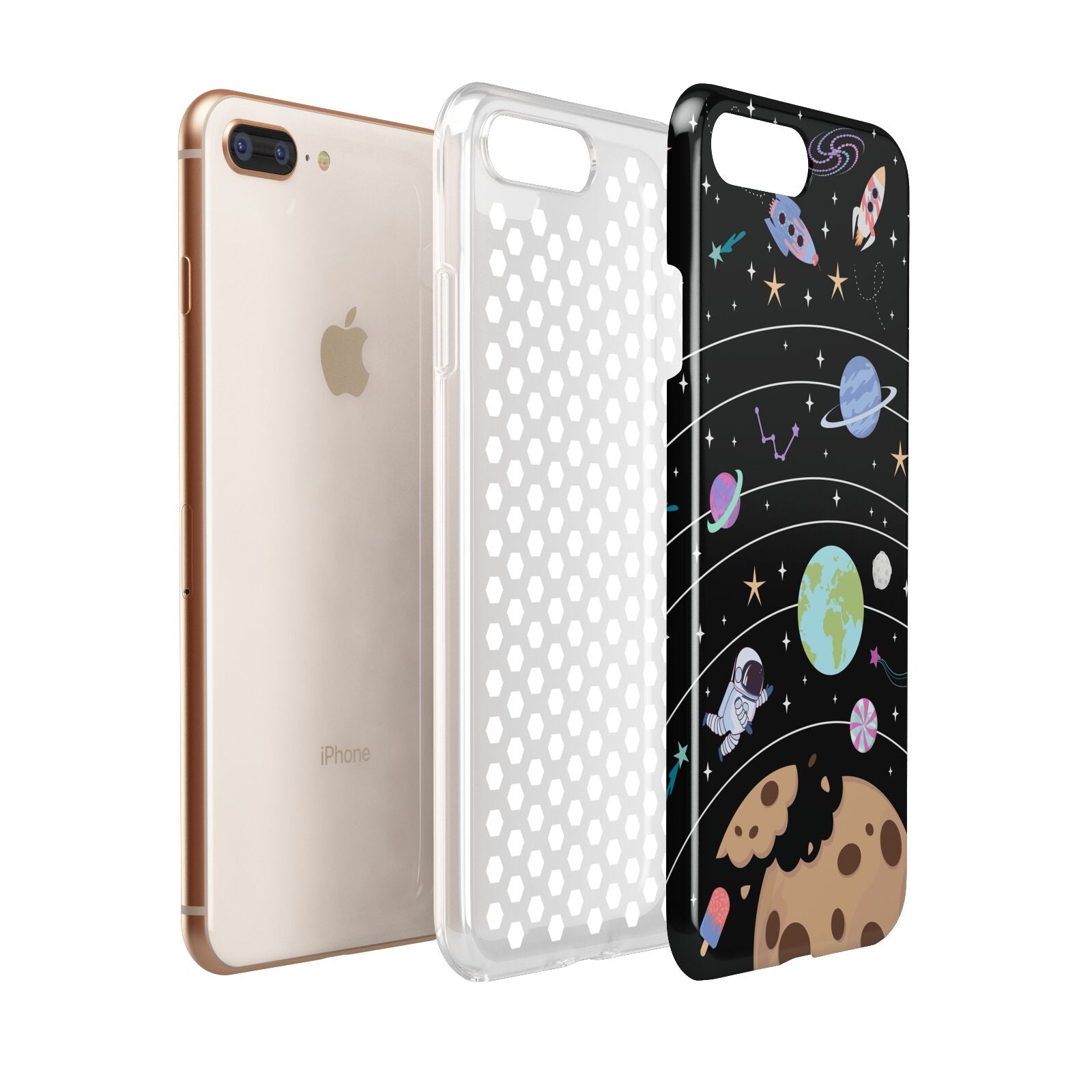 Sweet Celestial Scene Apple iPhone 7 8 Plus 3D Tough Case Expanded View