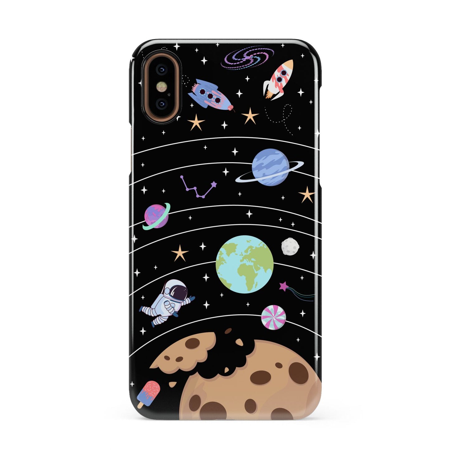 Sweet Celestial Scene Apple iPhone XS 3D Snap Case