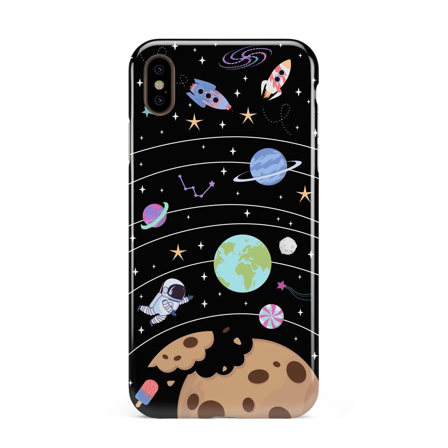 Sweet Celestial Scene Apple iPhone Xs Max 3D Tough Case