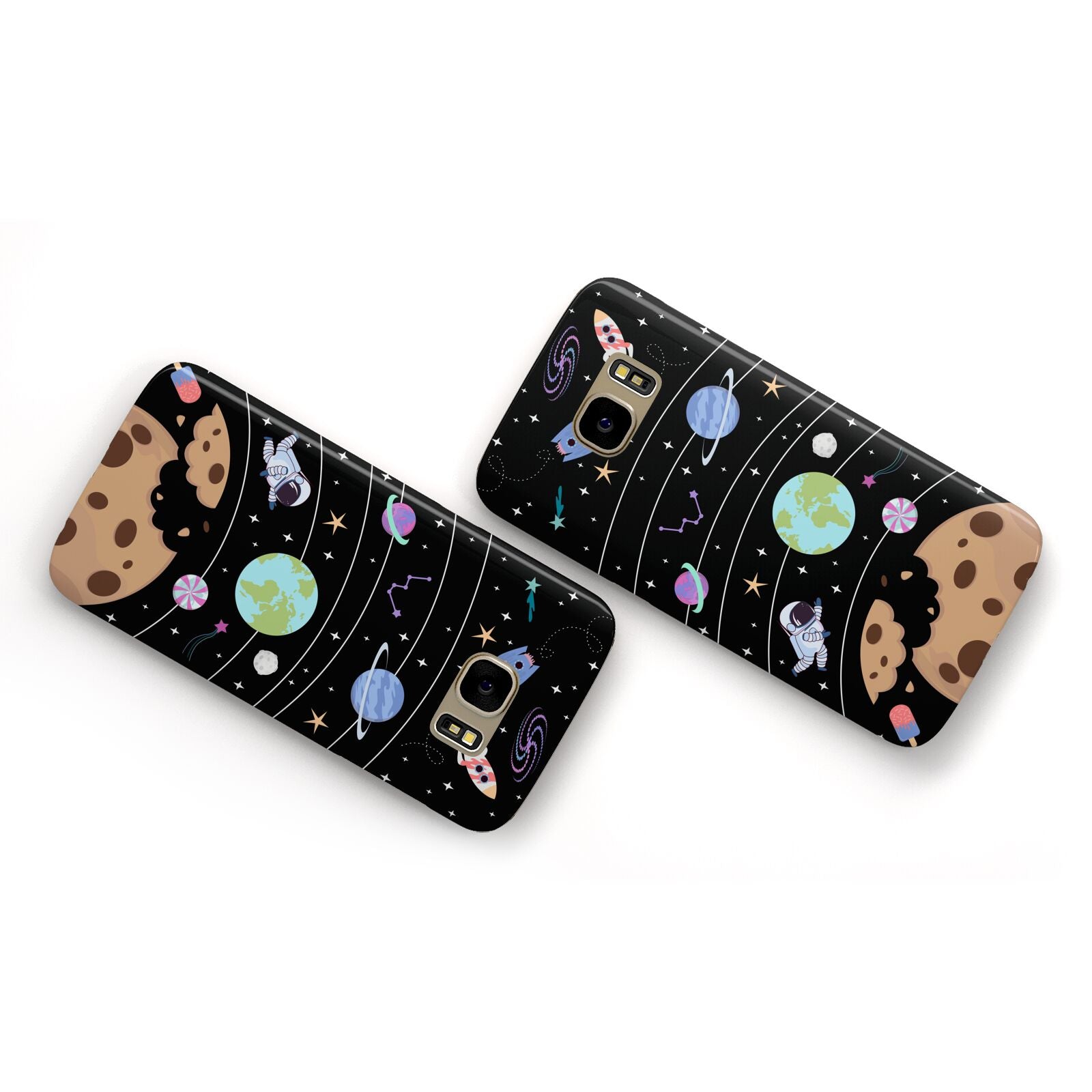 Sweet Celestial Scene Samsung Galaxy Case Flat Overview