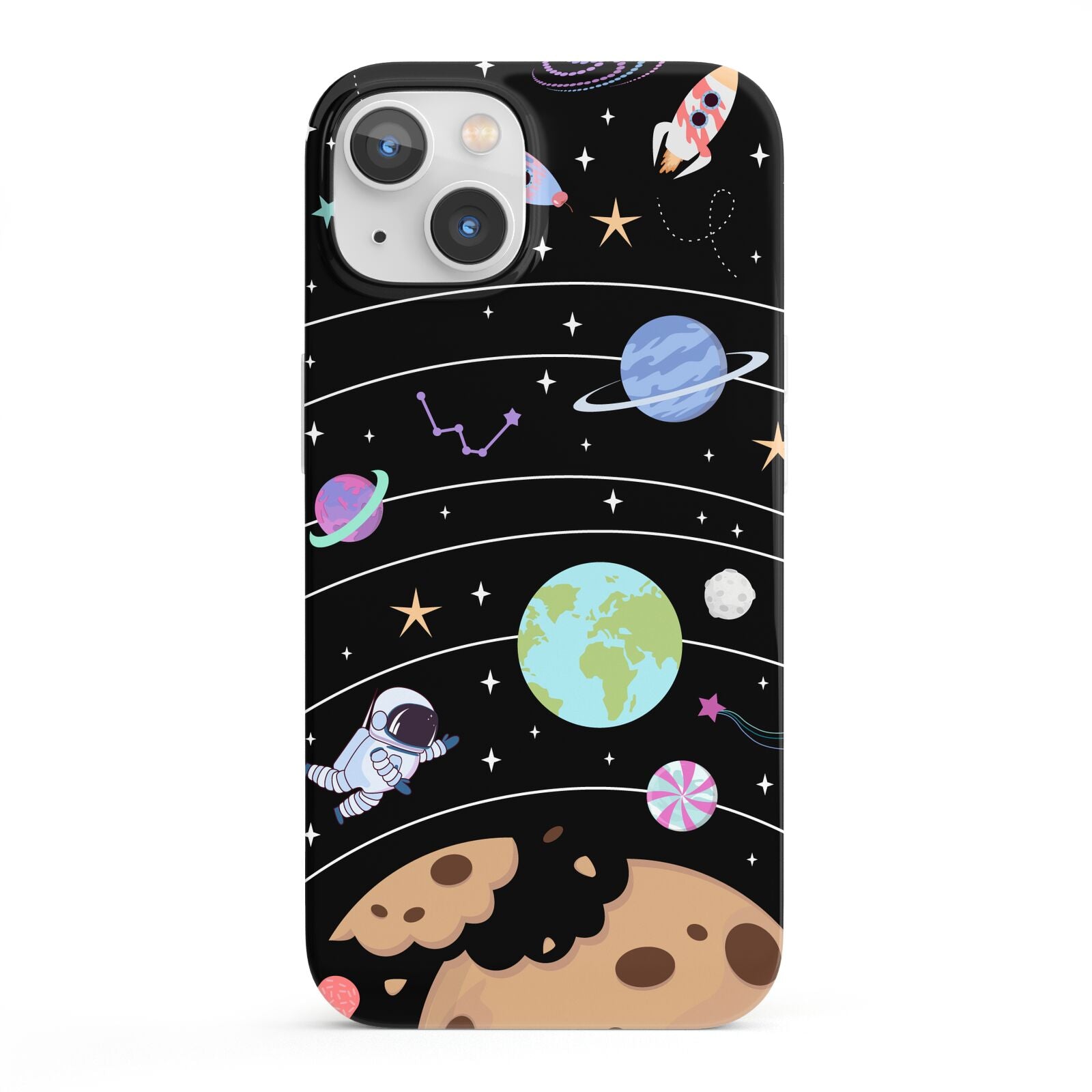 Sweet Celestial Scene iPhone 13 Full Wrap 3D Snap Case