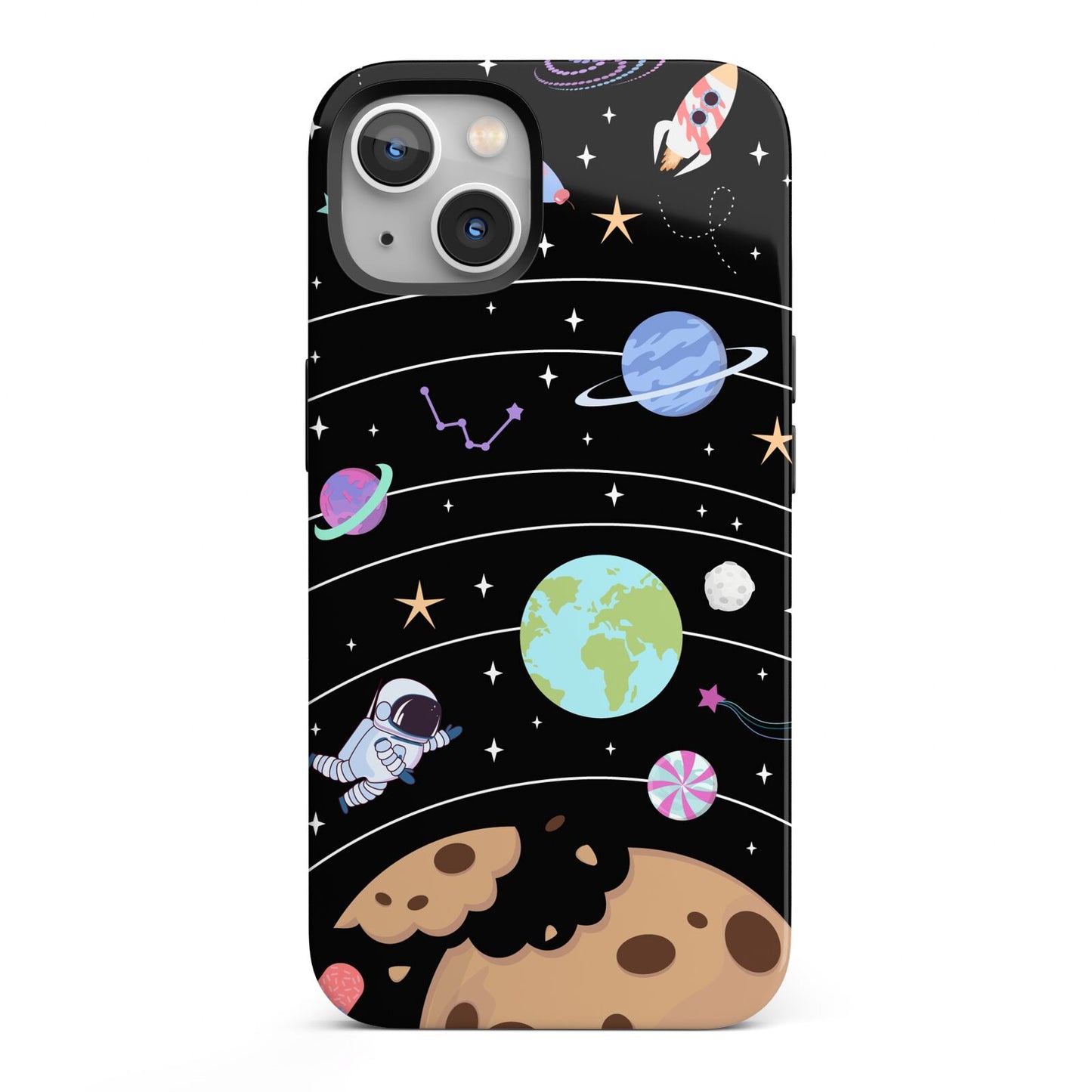 Sweet Celestial Scene iPhone 13 Full Wrap 3D Tough Case
