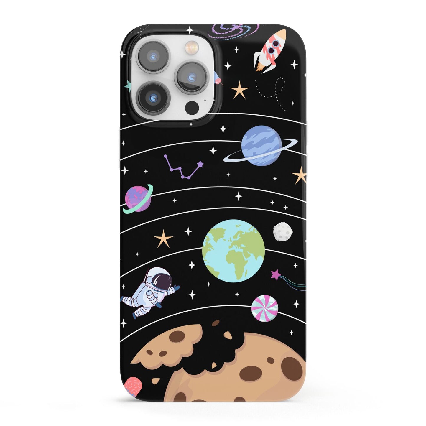 Sweet Celestial Scene iPhone 13 Pro Max Full Wrap 3D Snap Case