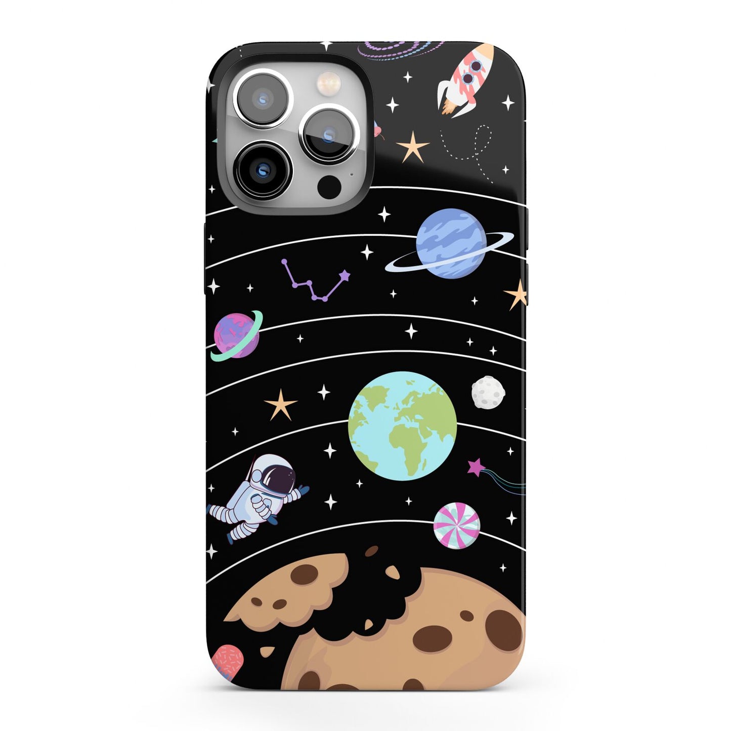 Sweet Celestial Scene iPhone 13 Pro Max Full Wrap 3D Tough Case