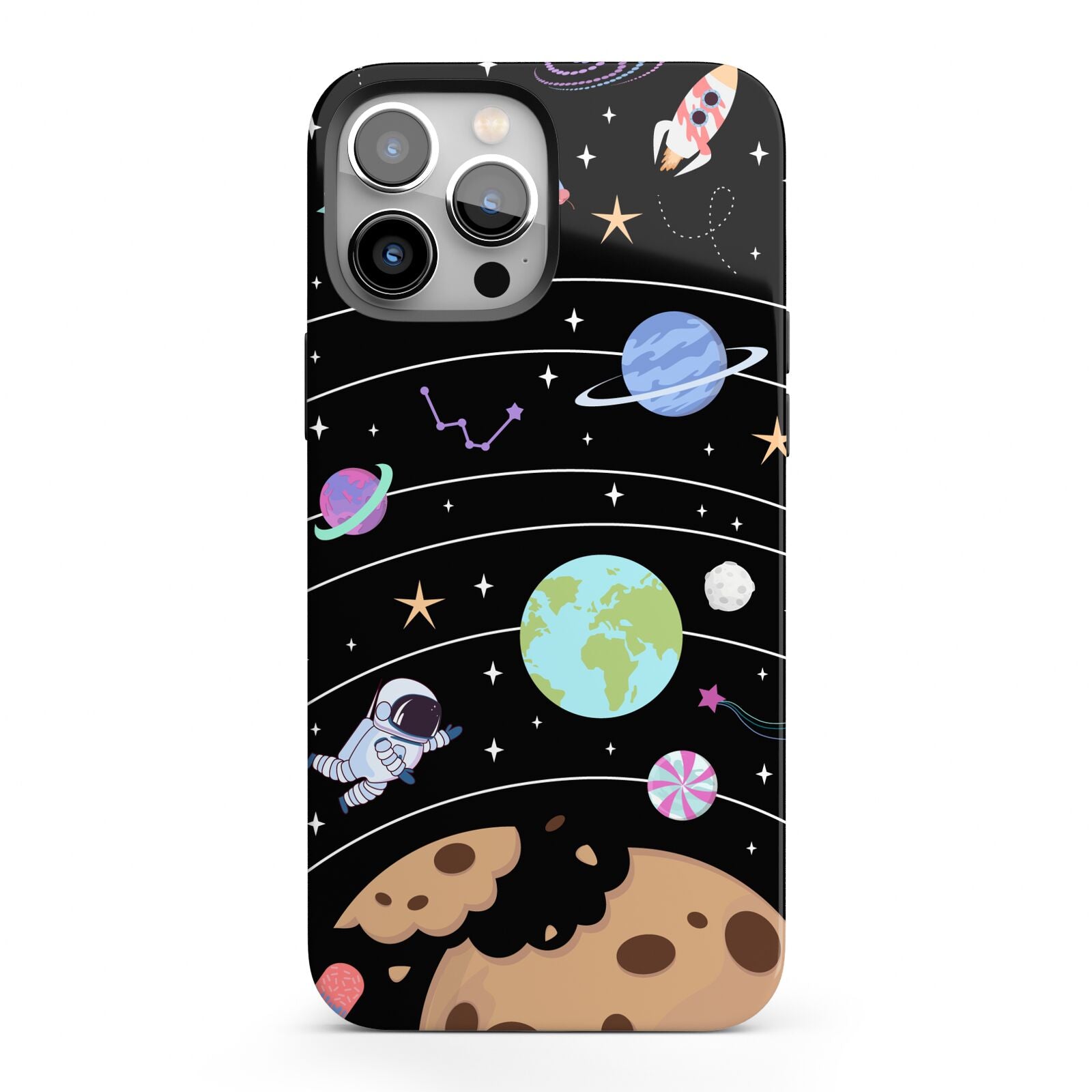 Sweet Celestial Scene iPhone 13 Pro Max Full Wrap 3D Tough Case