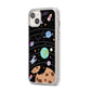 Sweet Celestial Scene iPhone 14 Plus Clear Tough Case Starlight Angled Image