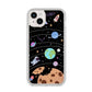 Sweet Celestial Scene iPhone 14 Plus Clear Tough Case Starlight