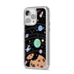 Sweet Celestial Scene iPhone 14 Pro Max Clear Tough Case Silver Angled Image
