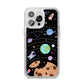 Sweet Celestial Scene iPhone 14 Pro Max Clear Tough Case Silver