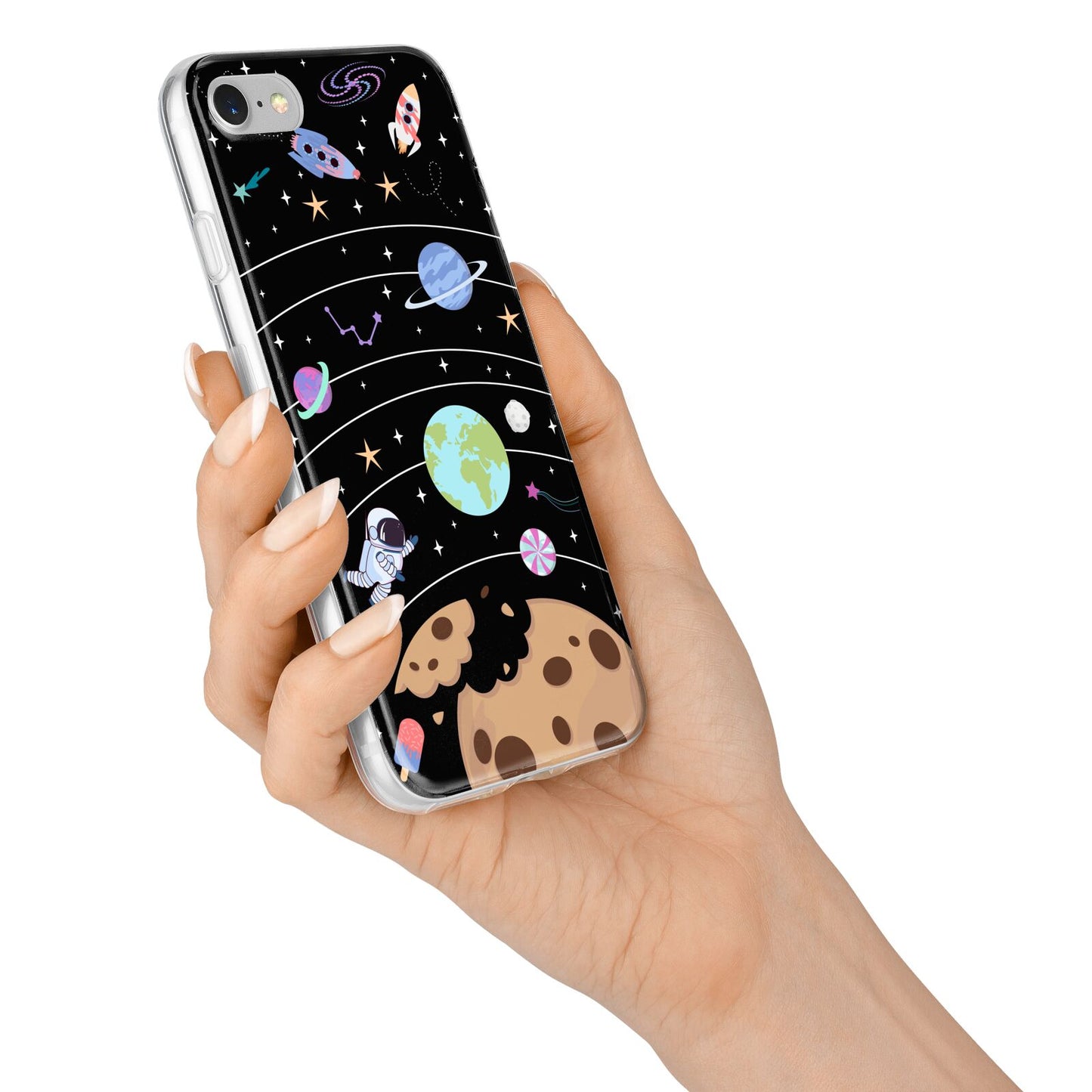 Sweet Celestial Scene iPhone 7 Bumper Case on Silver iPhone Alternative Image