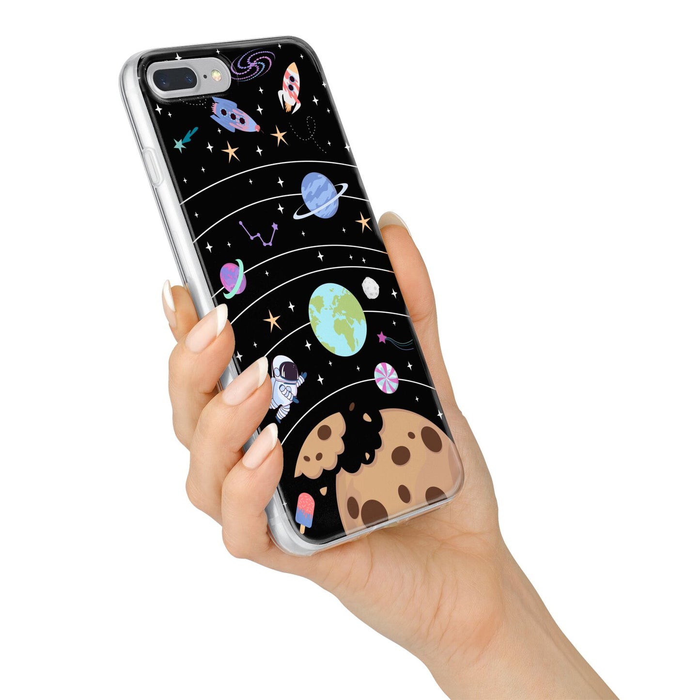 Sweet Celestial Scene iPhone 7 Plus Bumper Case on Silver iPhone Alternative Image