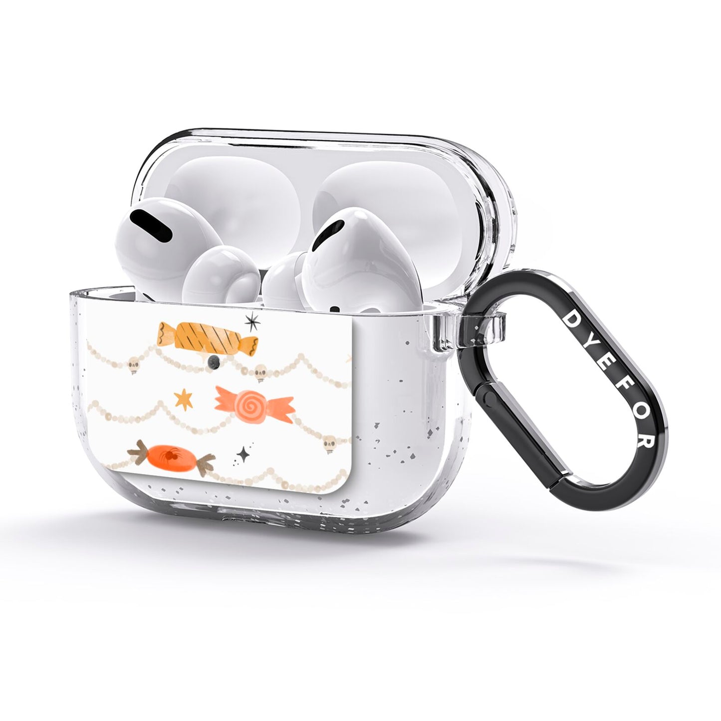 Sweet Decorations Halloween AirPods Glitter Case 3rd Gen Side Image