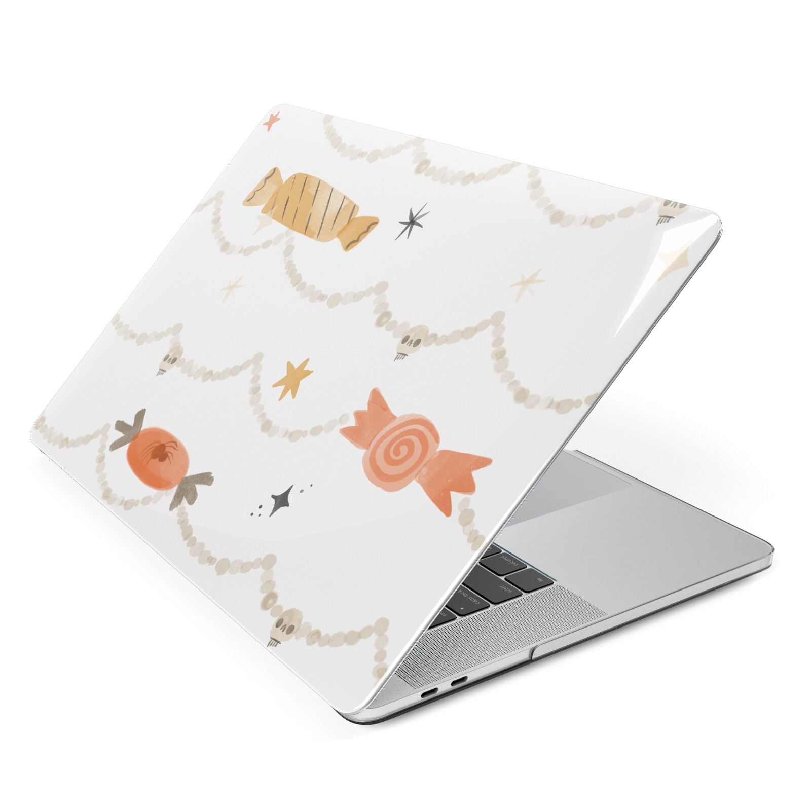 Sweet Decorations Halloween Apple MacBook Case Side View