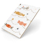 Sweet Decorations Halloween Apple iPad Case on Gold iPad Side View