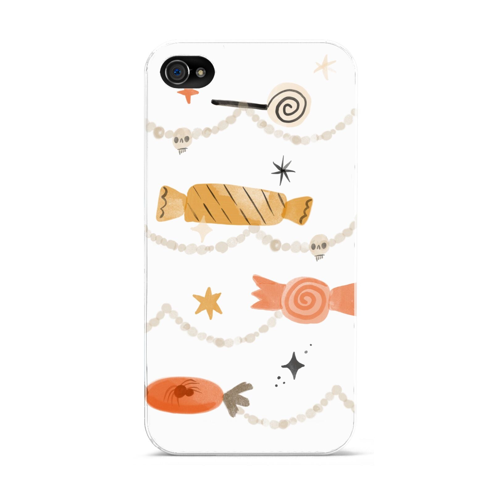 Sweet Decorations Halloween Apple iPhone 4s Case