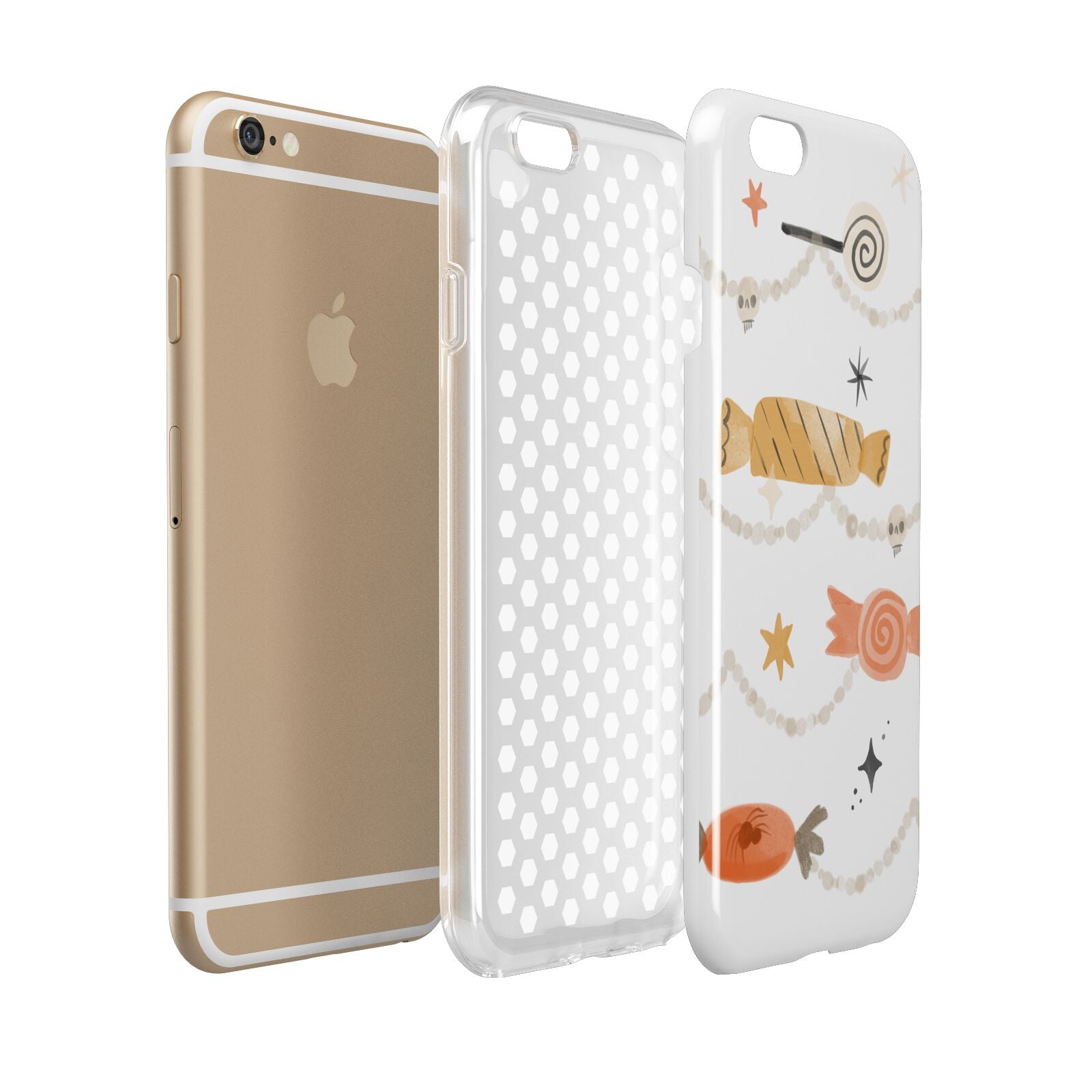 Sweet Decorations Halloween Apple iPhone 6 3D Tough Case Expanded view