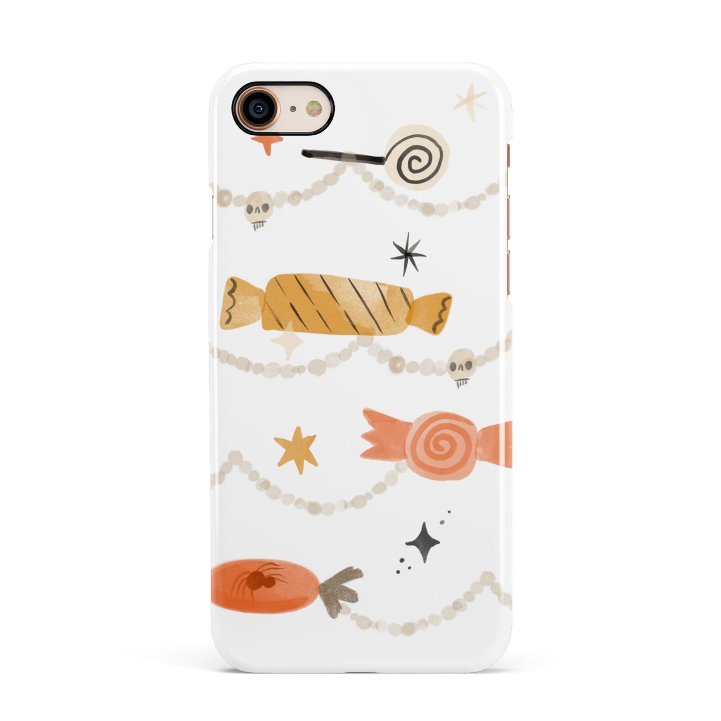 Sweet Decorations Halloween Apple iPhone 7 8 3D Snap Case