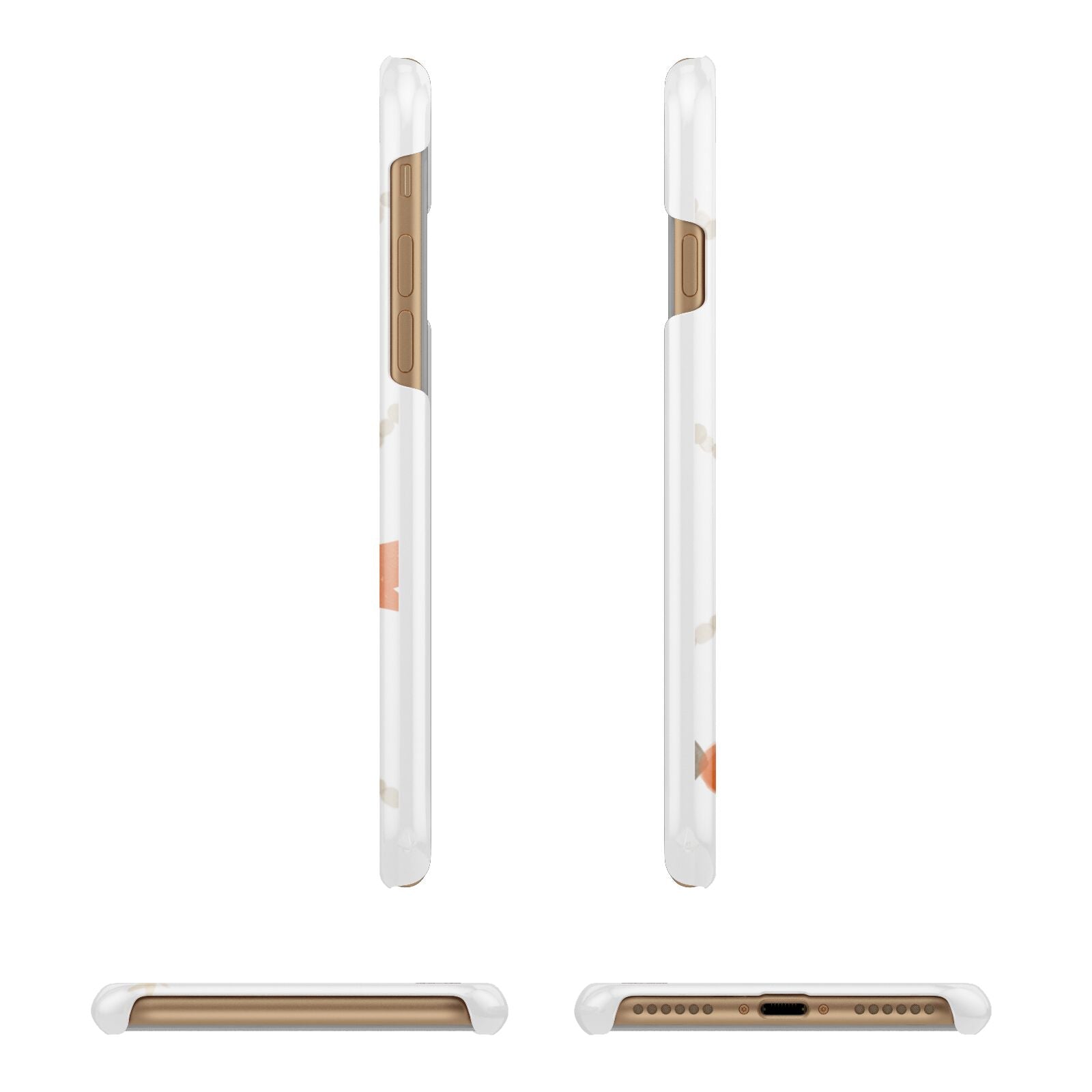 Sweet Decorations Halloween Apple iPhone 7 8 3D Wrap Snap Case Angled Images