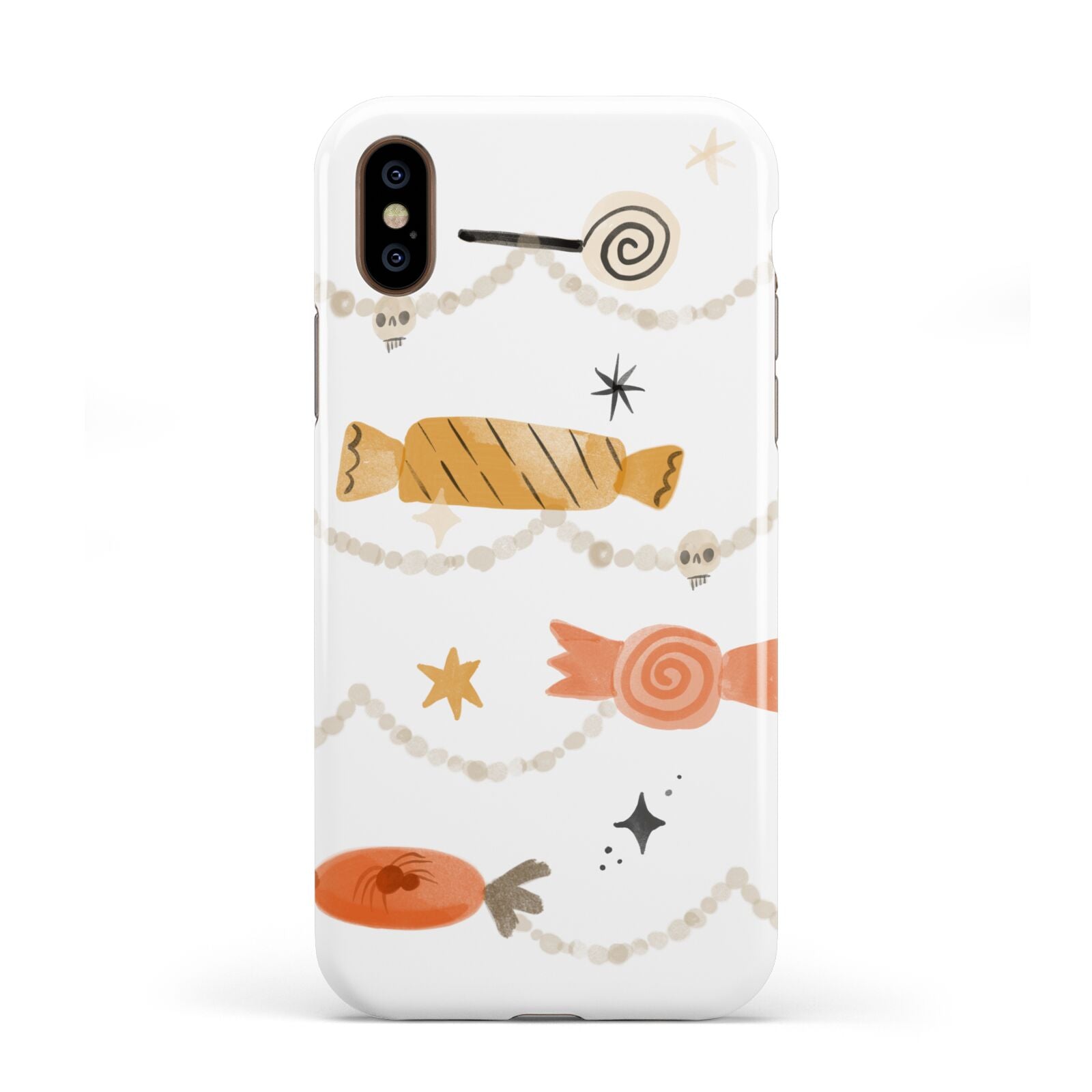 Sweet Decorations Halloween Apple iPhone XS 3D Tough