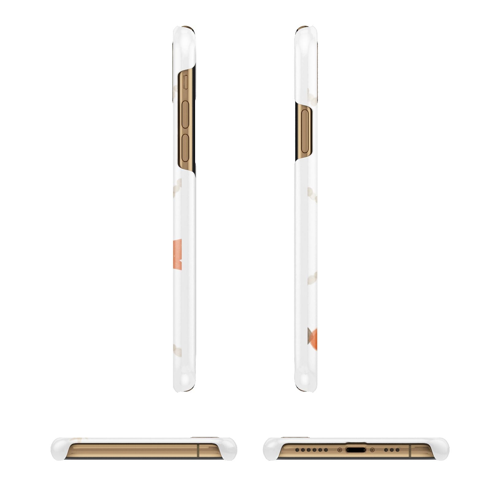 Sweet Decorations Halloween Apple iPhone Xs 3D Wrap Snap Case Angled Images