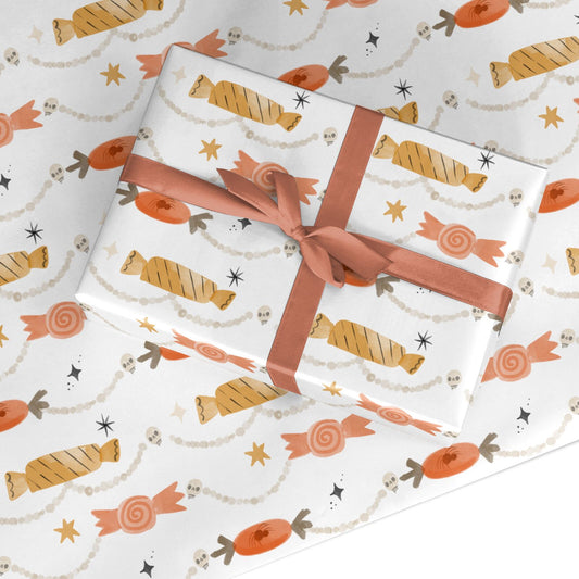 Sweet Decorations Halloween Custom Wrapping Paper