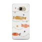 Sweet Decorations Halloween Samsung Galaxy A5 2016 Case on gold phone