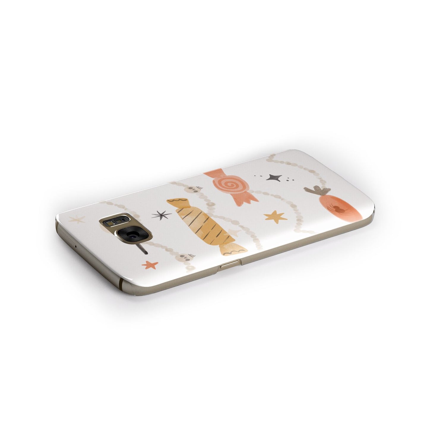 Sweet Decorations Halloween Samsung Galaxy Case Side Close Up