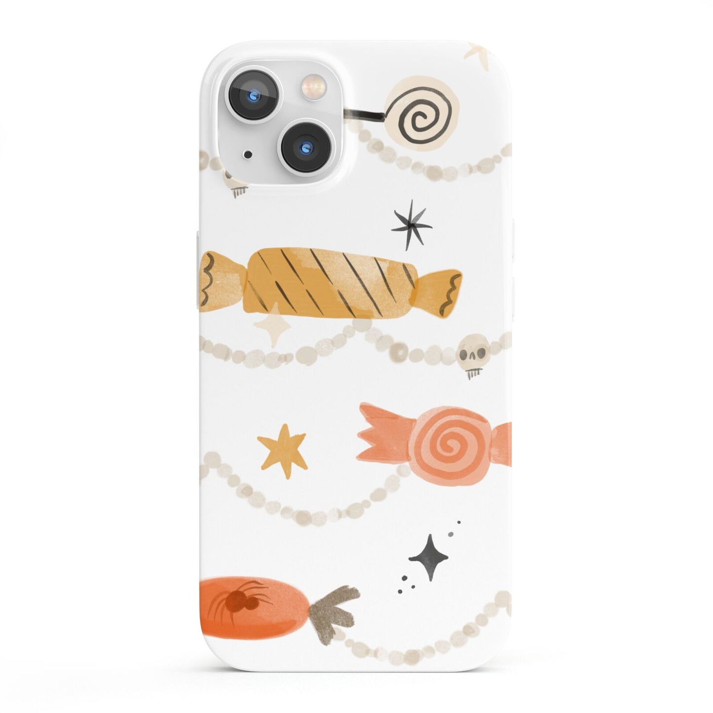 Sweet Decorations Halloween iPhone 13 Full Wrap 3D Snap Case