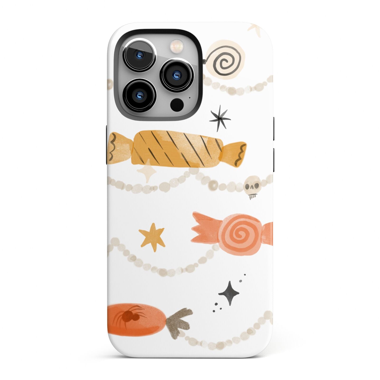 Sweet Decorations Halloween iPhone 13 Pro Full Wrap 3D Tough Case