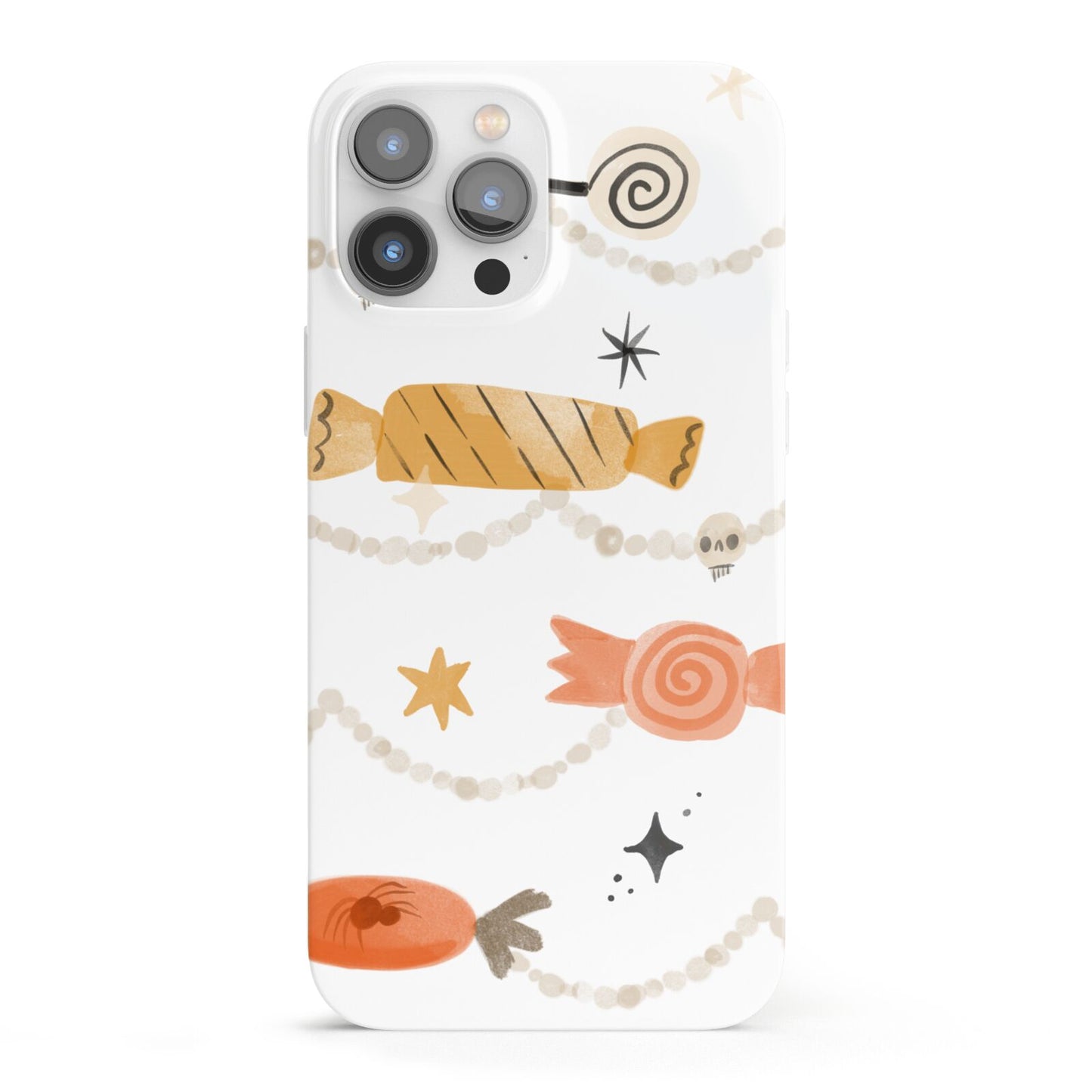 Sweet Decorations Halloween iPhone 13 Pro Max Full Wrap 3D Snap Case