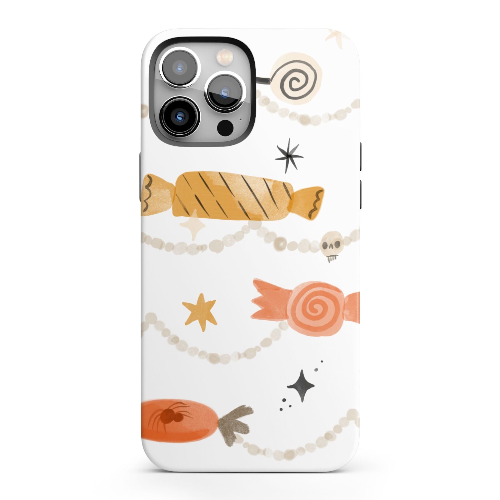 Sweet Decorations Halloween iPhone 13 Pro Max Full Wrap 3D Tough Case