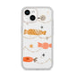 Sweet Decorations Halloween iPhone 14 Clear Tough Case Starlight