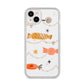 Sweet Decorations Halloween iPhone 14 Plus Clear Tough Case Starlight