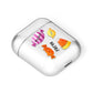 Sweet Faces Halloween Personalised AirPods Case Laid Flat
