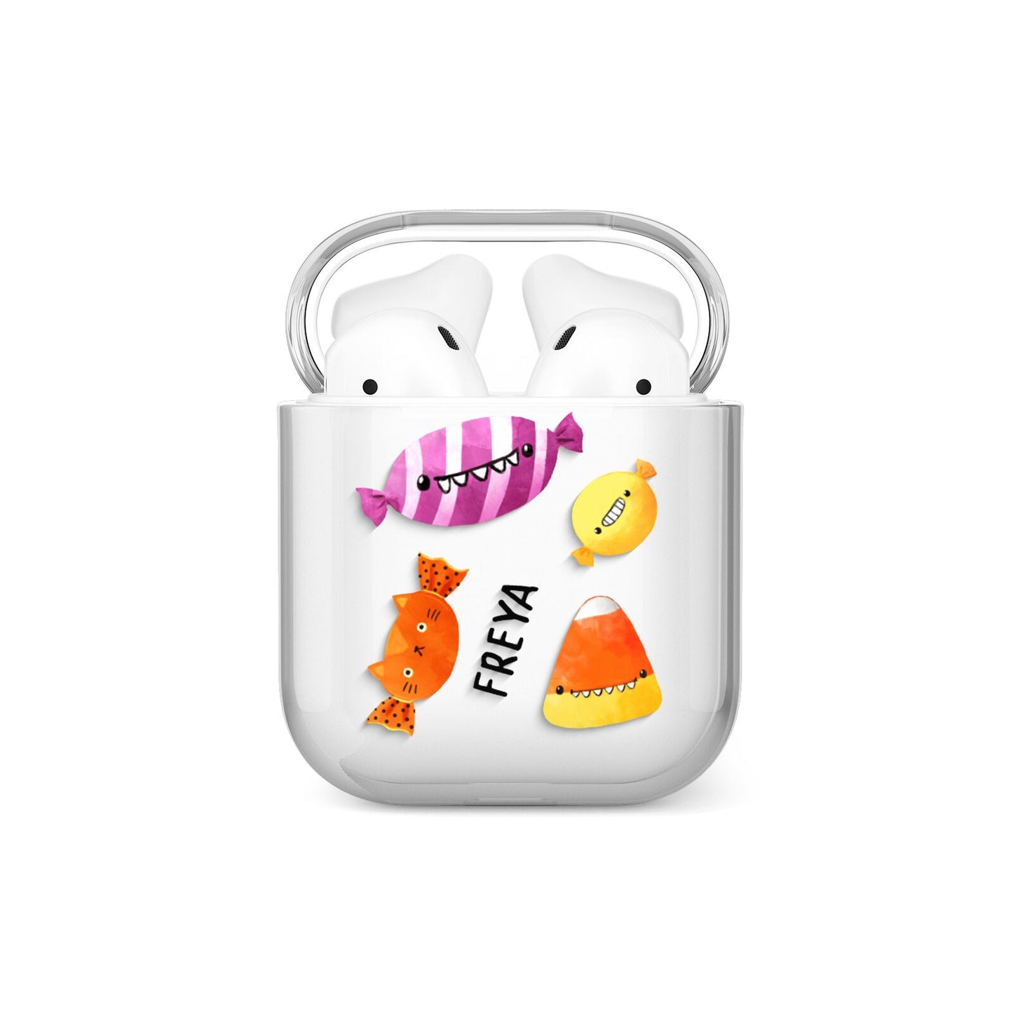 Sweet Faces Halloween Personalised AirPods Case