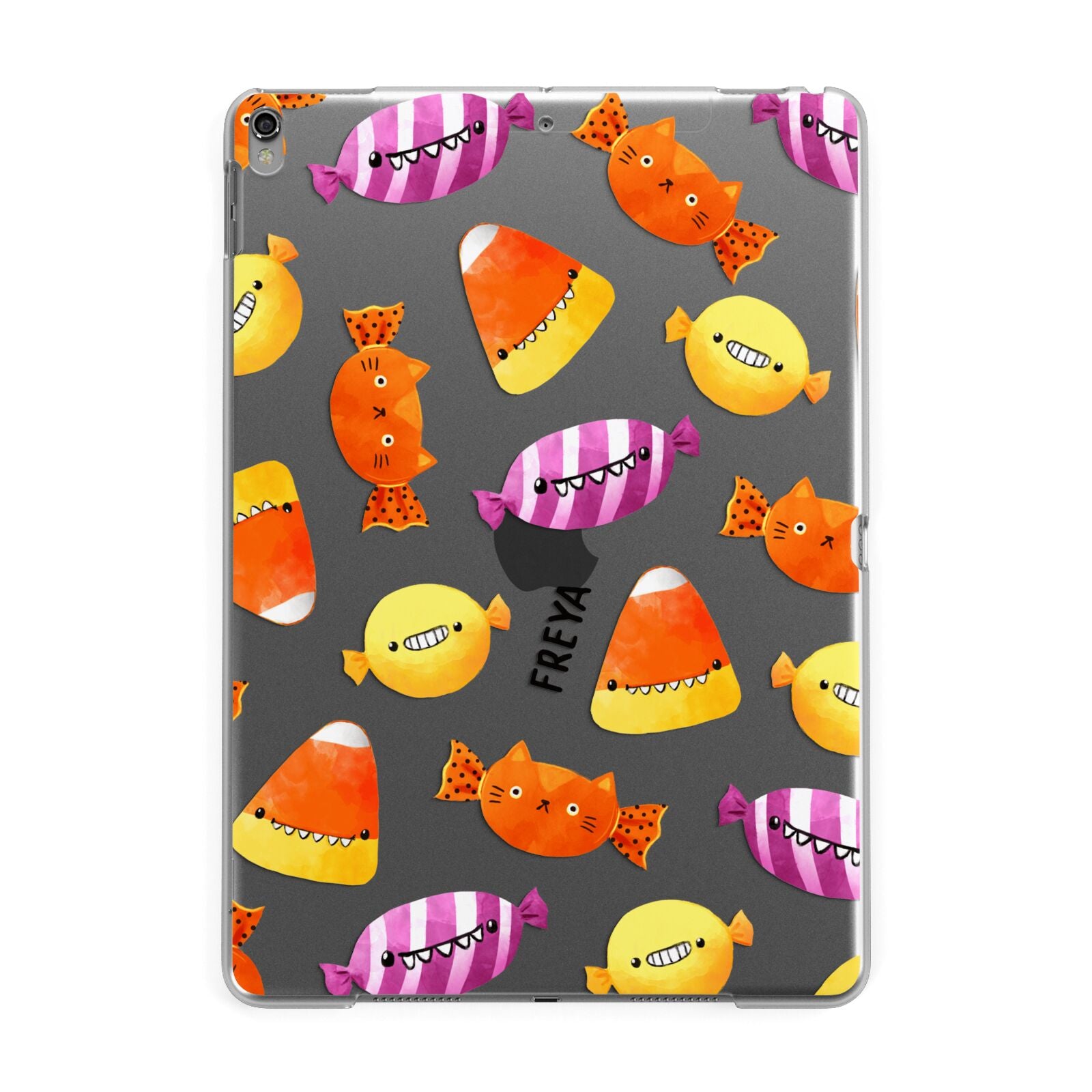 Sweet Faces Halloween Personalised Apple iPad Grey Case