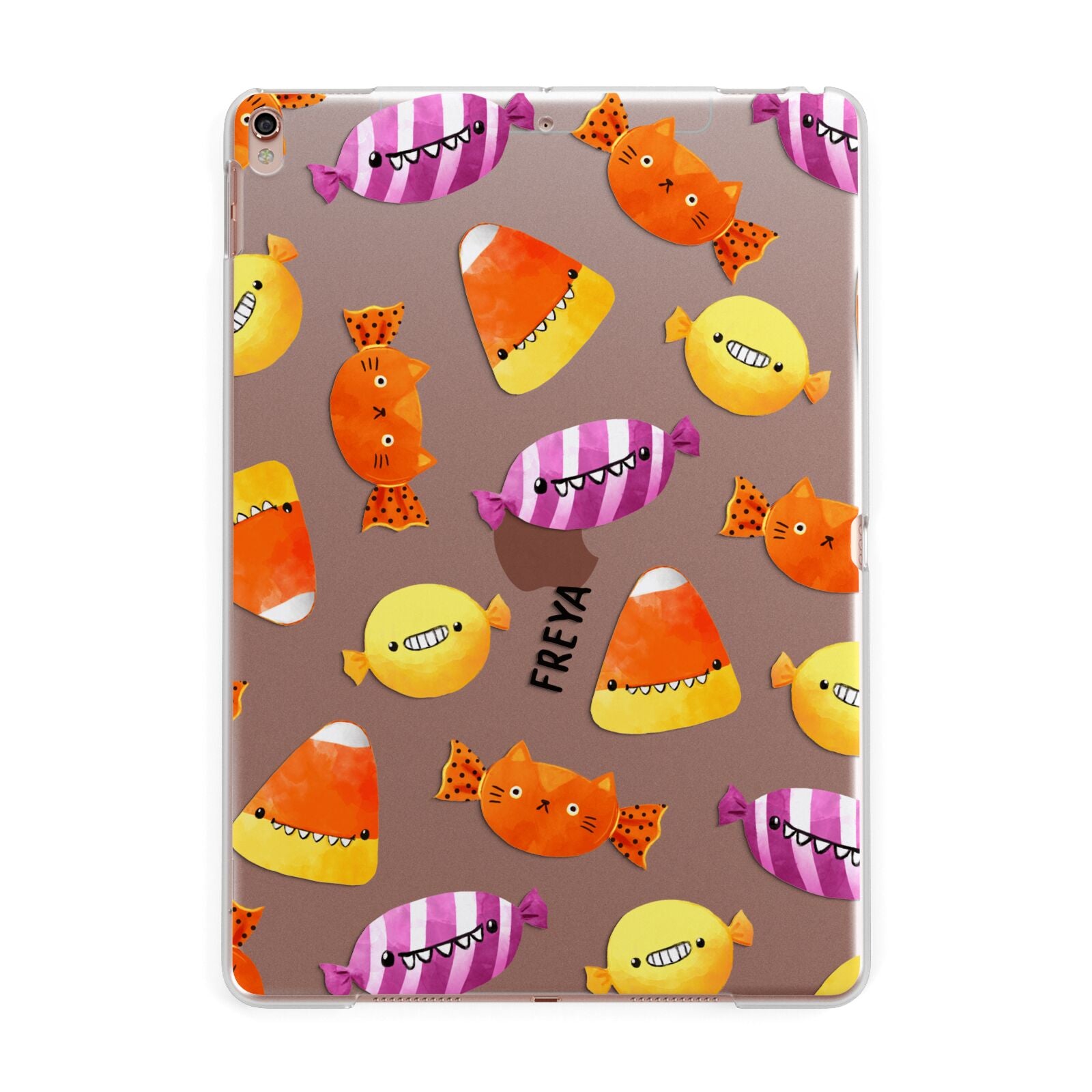 Sweet Faces Halloween Personalised Apple iPad Rose Gold Case