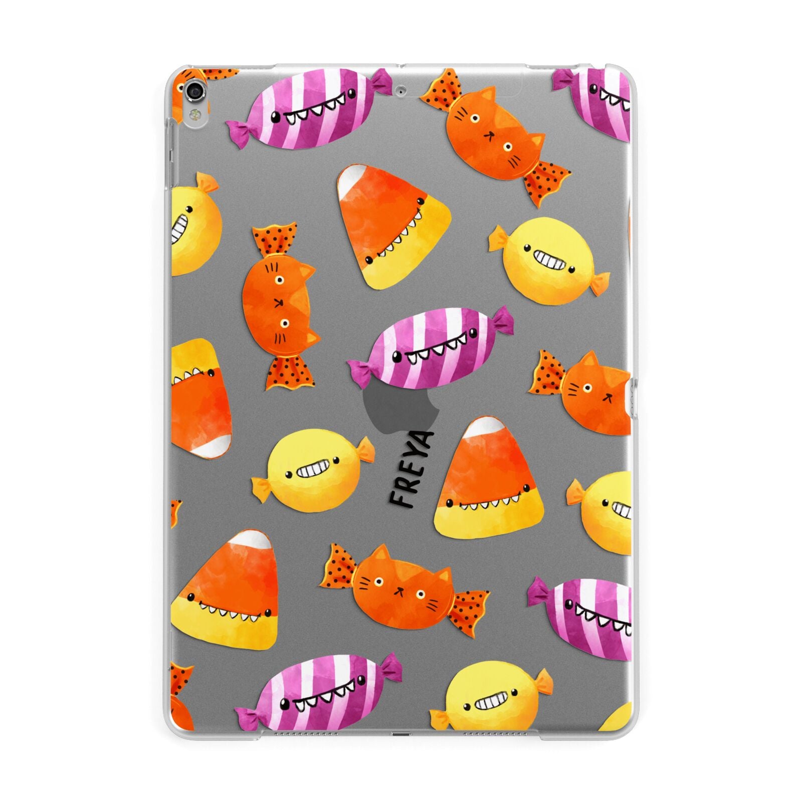 Sweet Faces Halloween Personalised Apple iPad Silver Case