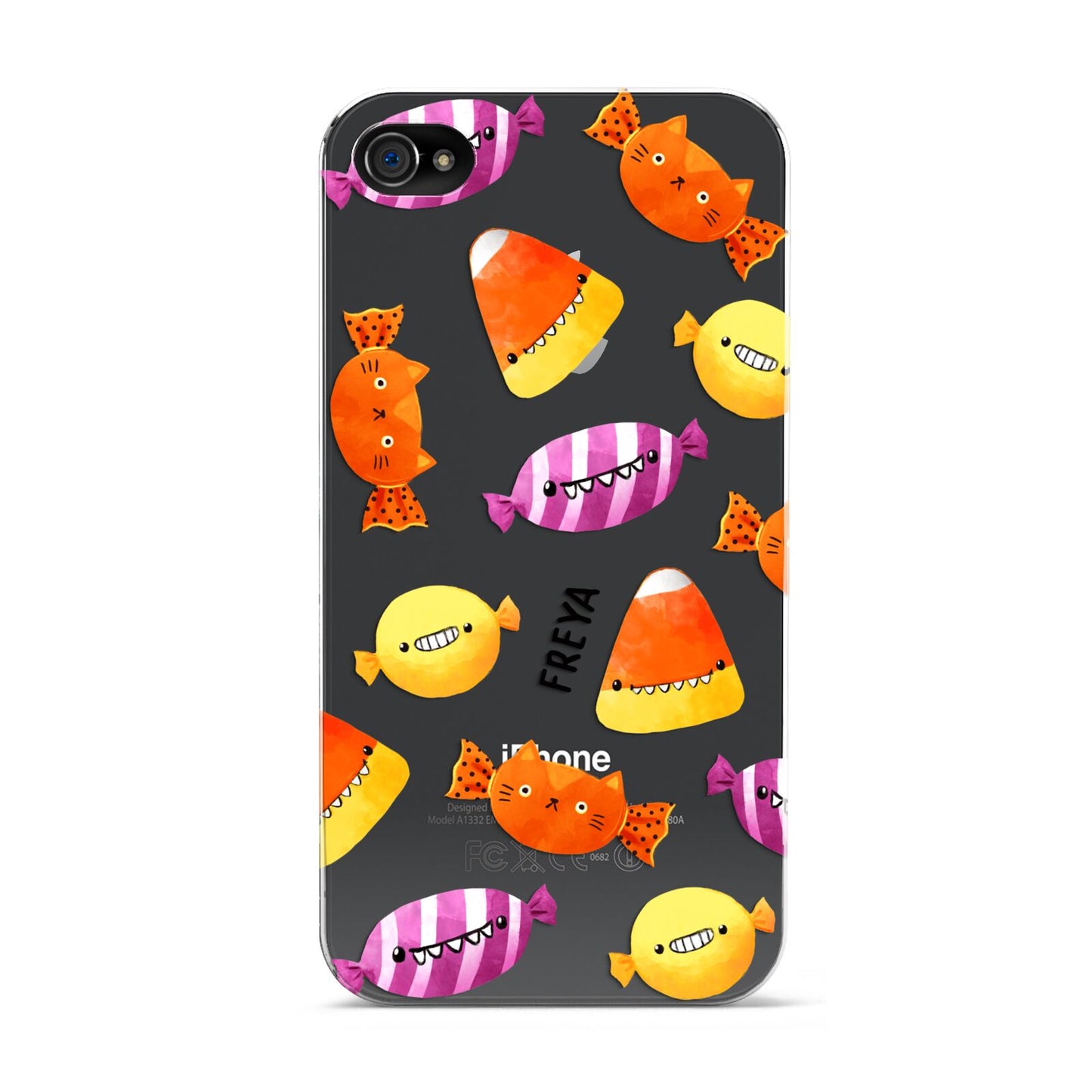 Sweet Faces Halloween Personalised Apple iPhone 4s Case