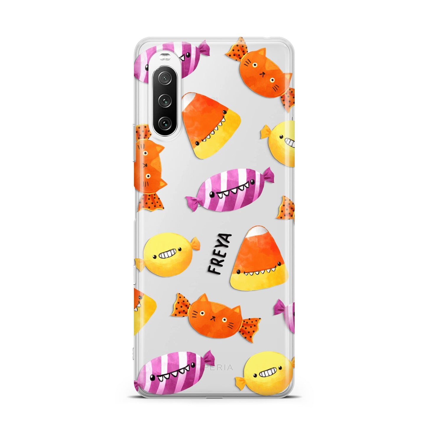 Sweet Faces Halloween Personalised Sony Xperia 10 III Case