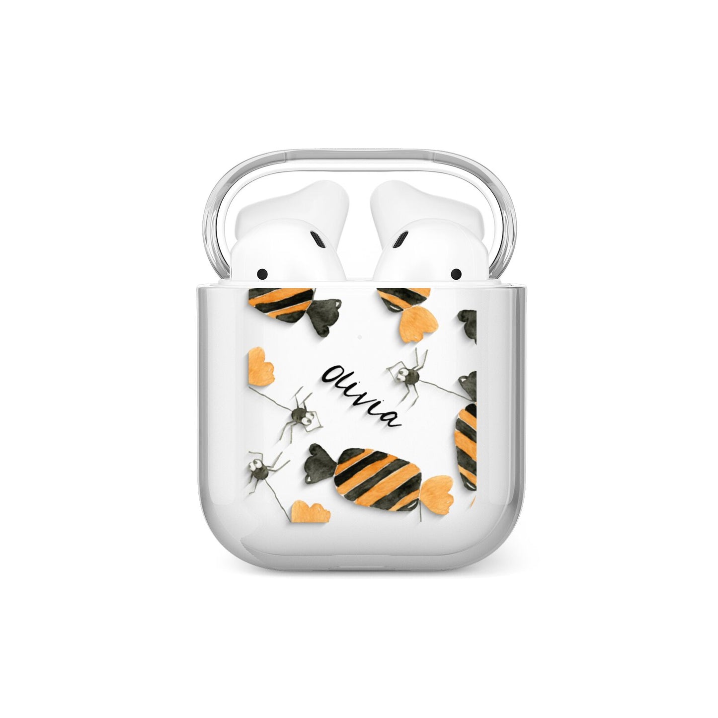 Sweet Spider Halloween Personalised AirPods Case