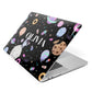 Sweet Treats in Space with Name Apple MacBook Case Side View