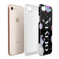 Sweet Treats in Space with Name Apple iPhone 7 8 3D Tough Case Expanded View