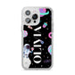 Sweet Treats in Space with Name iPhone 14 Pro Max Glitter Tough Case Silver