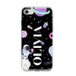 Sweet Treats in Space with Name iPhone 8 Bumper Case on Silver iPhone