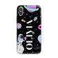 Sweet Treats in Space with Name iPhone X Bumper Case on Silver iPhone Alternative Image 1