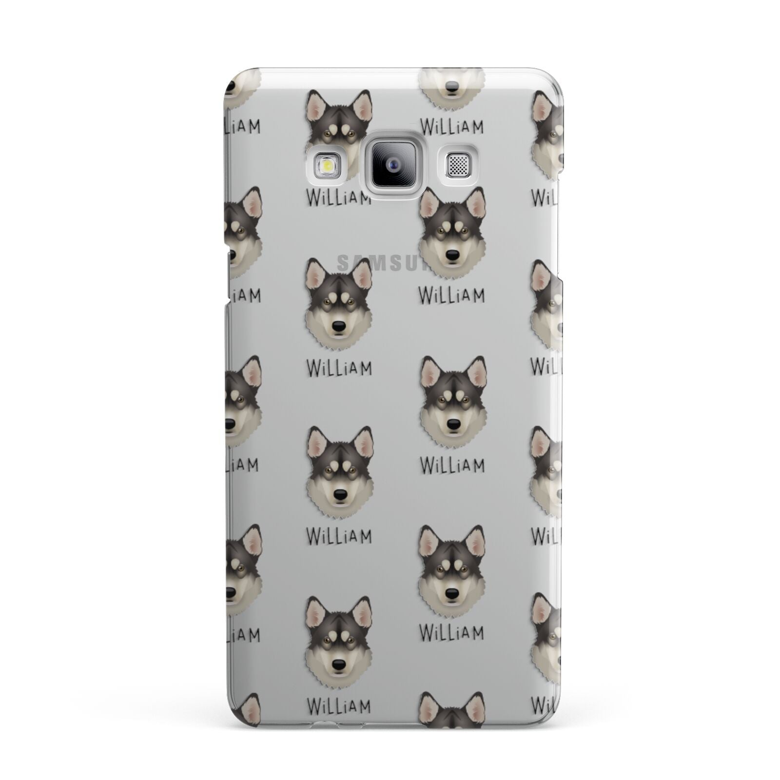 Tamaskan Icon with Name Samsung Galaxy A7 2015 Case