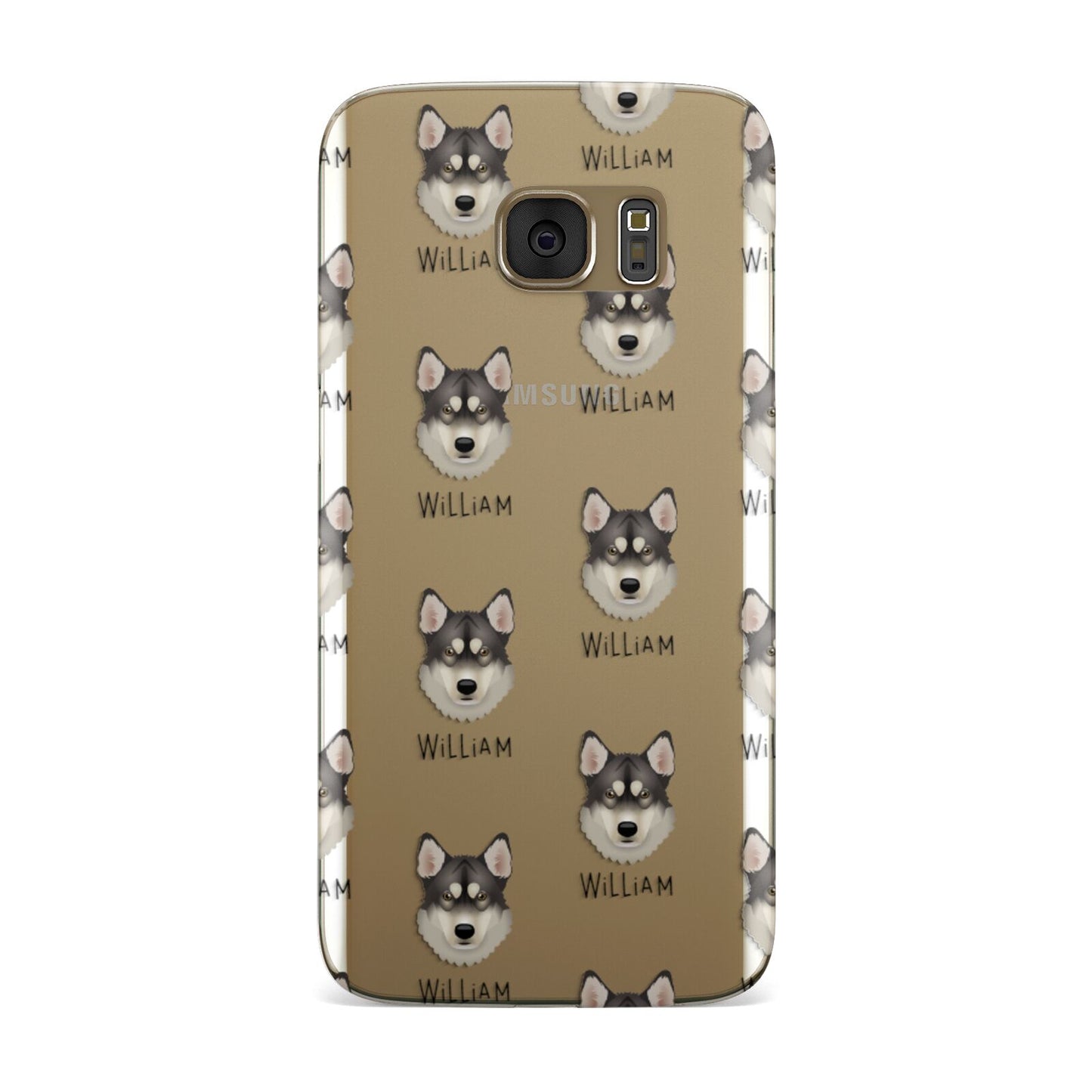 Tamaskan Icon with Name Samsung Galaxy Case